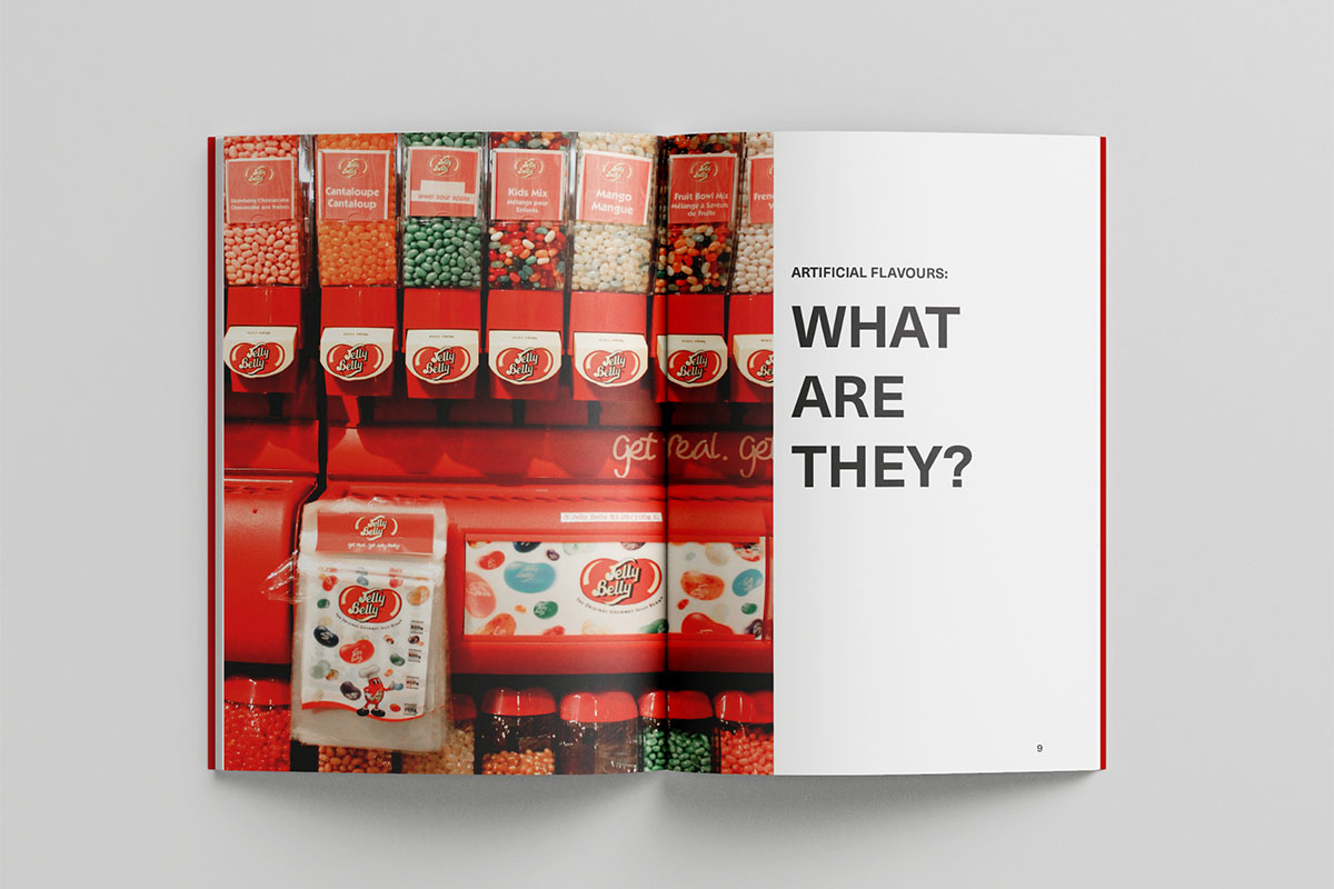 Artificial Flavours book spread