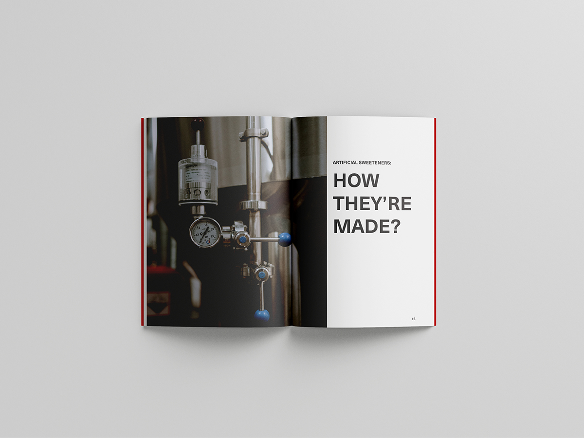 Artifical sweeteners book spread
