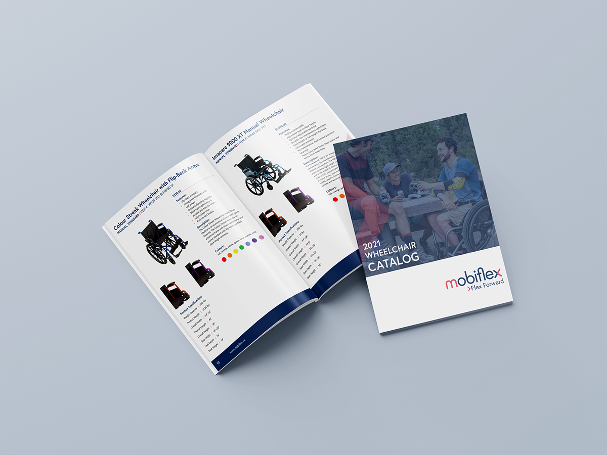 MobiFlex catalog spread and cover