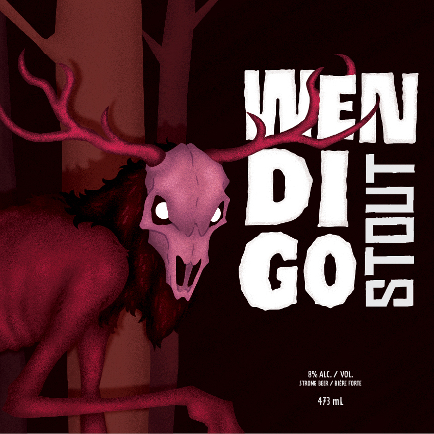 Wendigo Stout flat art