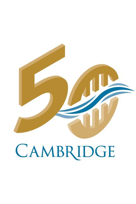 City of Cambridge 50th anniversary logo